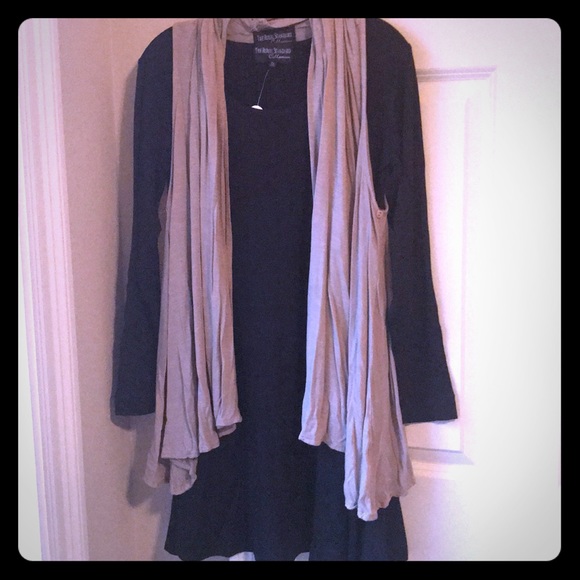 OS convertible vest- taupe - Picture 1 of 3